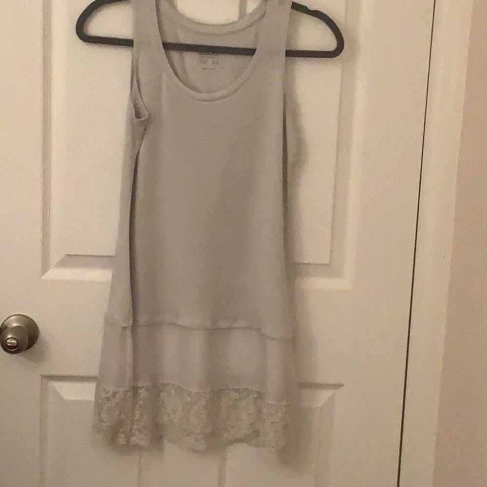 Logo Cami, Mist Grey, Size XSP